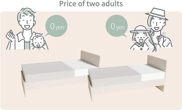 Price of two adults